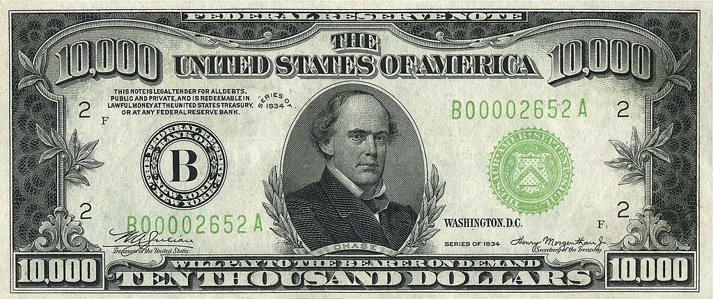 Ten Thousand Dollar Bill