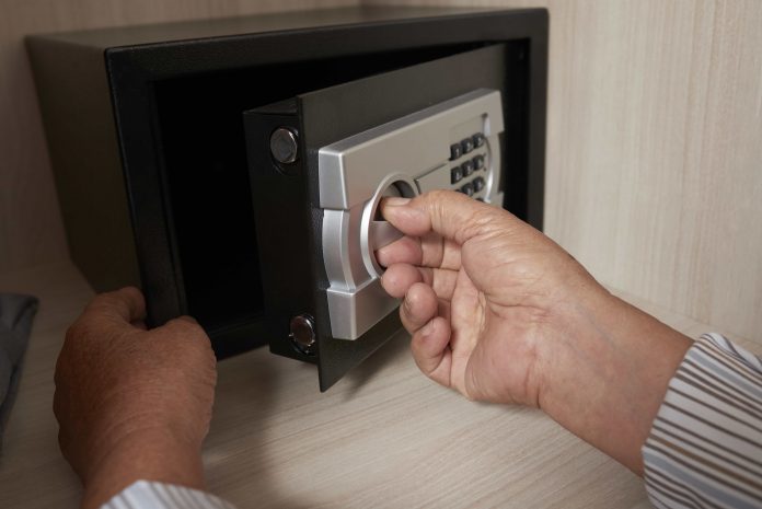 man using smart safe