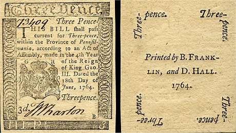 Franklin Unique Colonial Notes